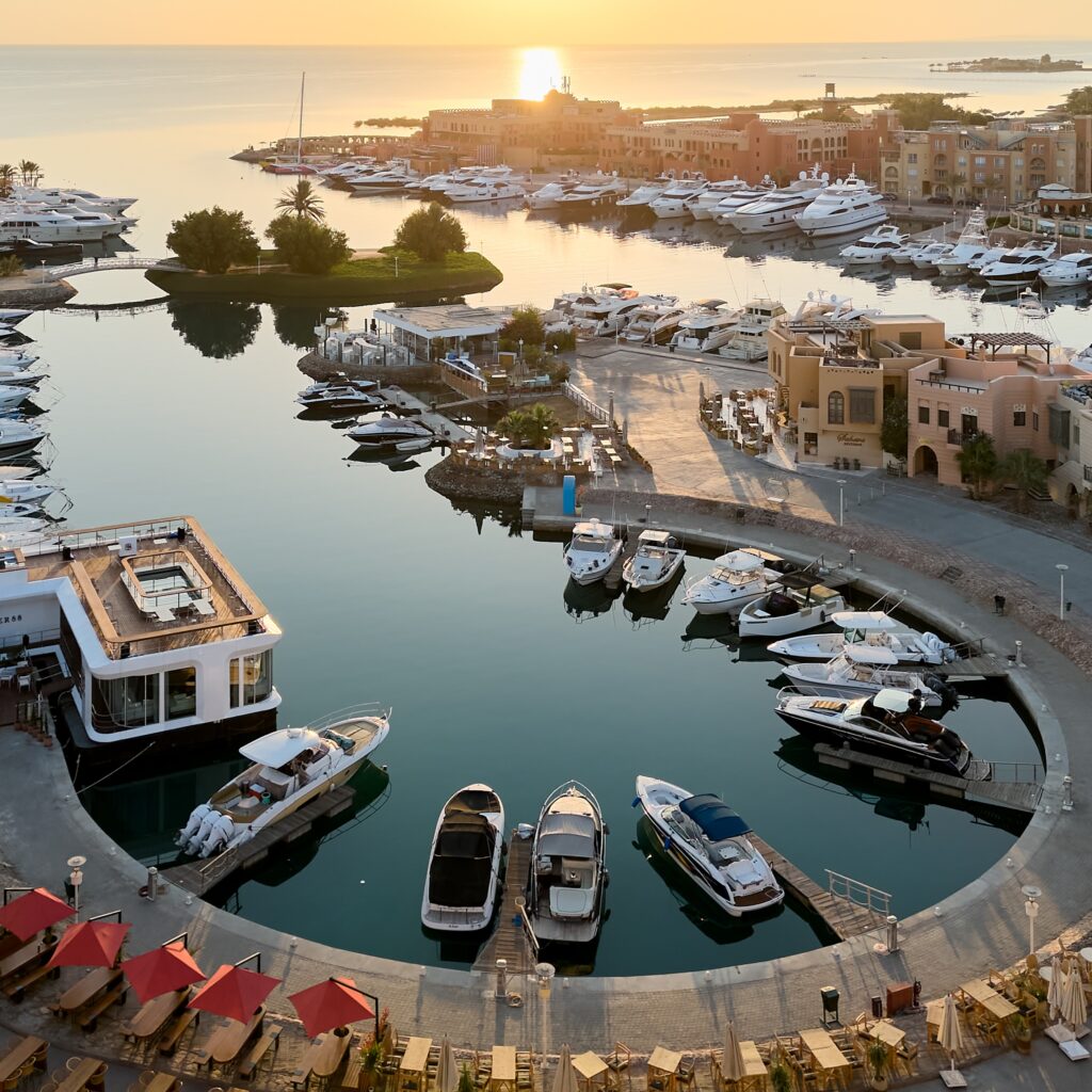 El Gouna Red Sea Aerial Shot Abu Tig Marina 1 1
