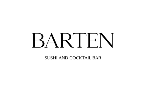 About Barten restaurant logo in black and white removebg preview
