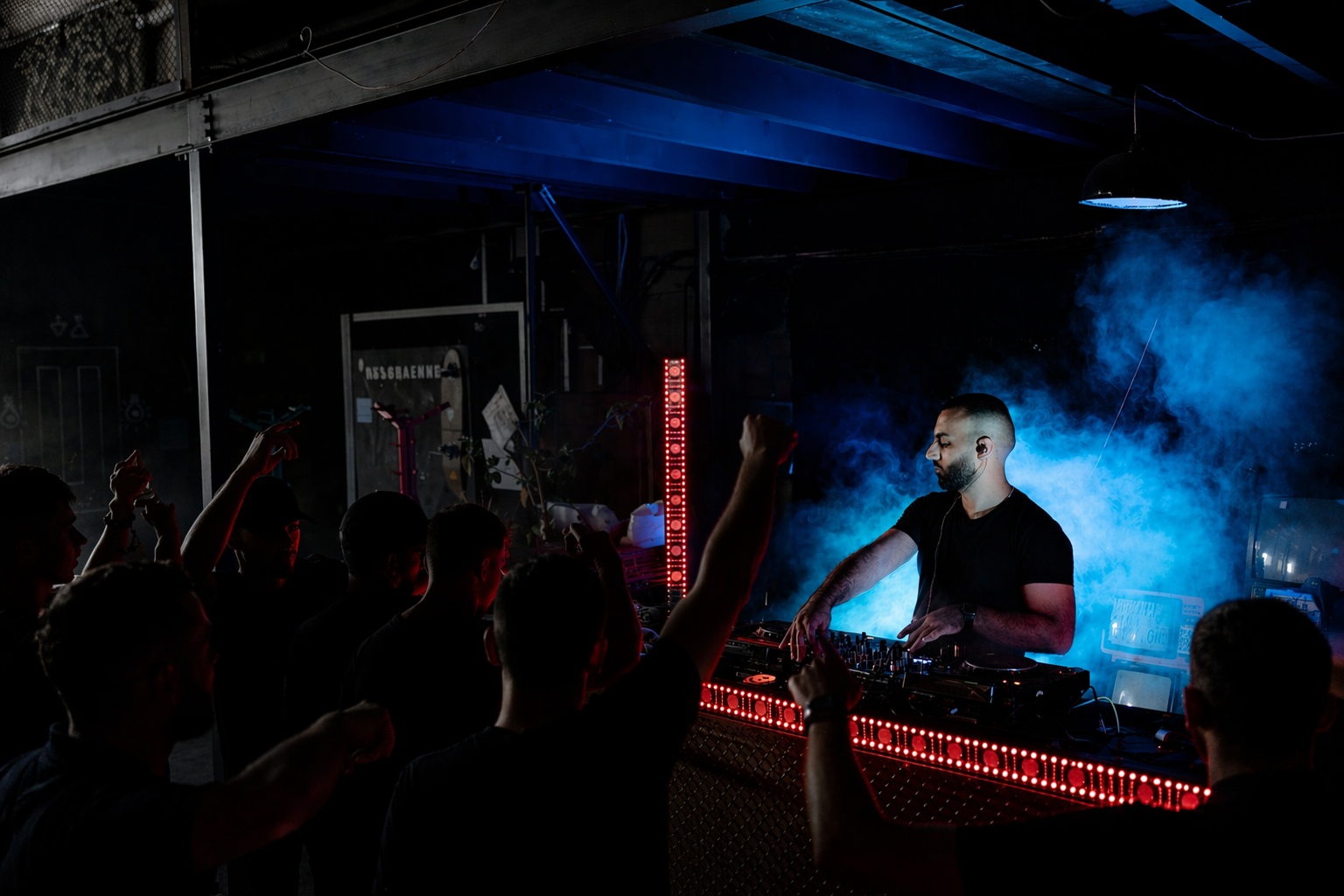 Underground beats and vibrant lights